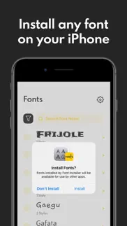 fonts for iphones & ipads app iphone screenshot 1