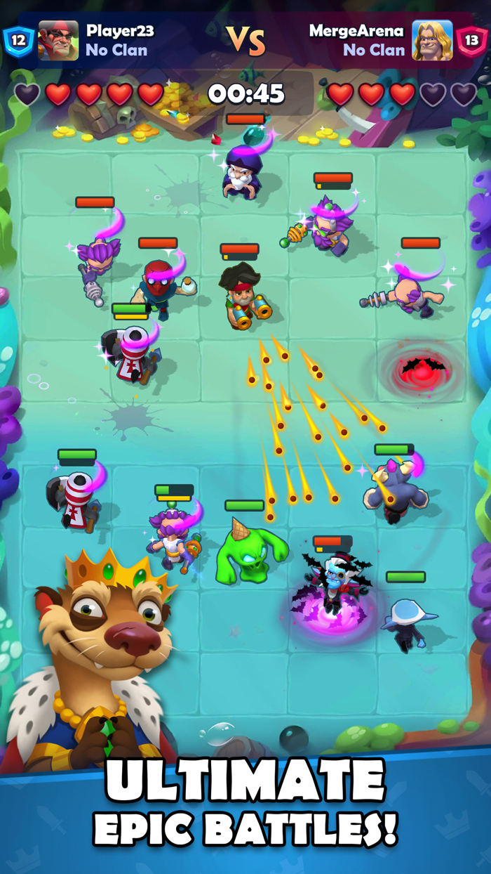 Merge Arena - cards heroes PvP