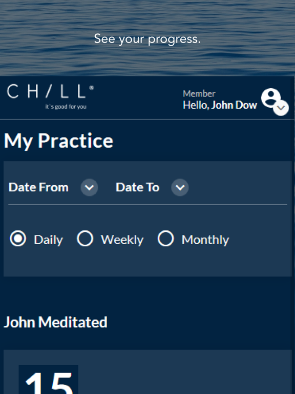 Chill Anywhere iPad screenshot 4 - Health & Fitness app