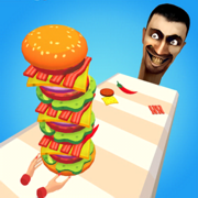 Burger Stack Runner Game