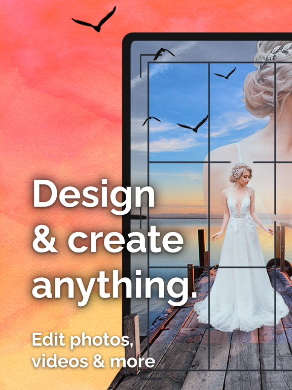 piZap: Design & Edit Photos iPad app afbeelding 1