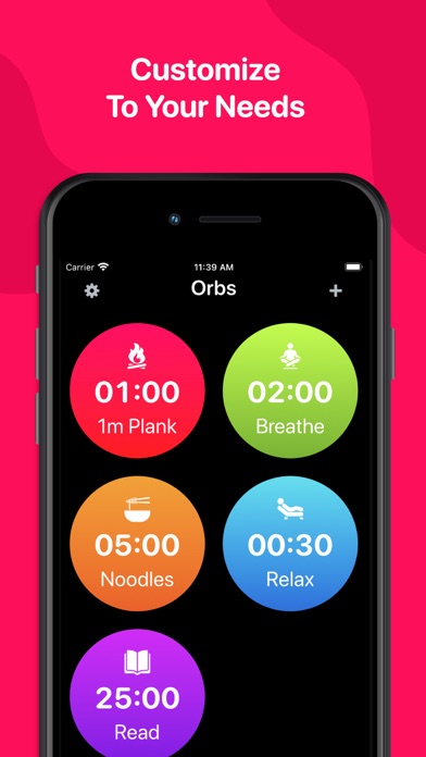 Countdown Timers Widget: Orbs Screenshot