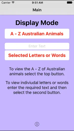 Australian Animal Alphabet screenshot 1