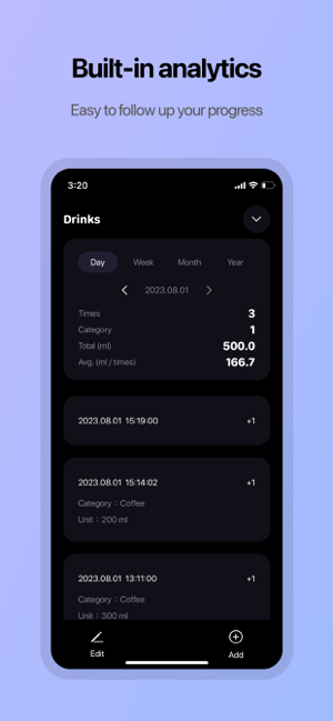 ‎PlusOne: Track habits with fun Screenshot