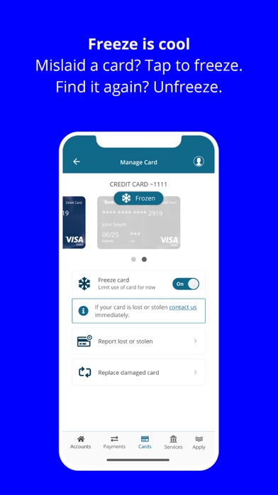 Bank of Ireland Mobile Banking Screenshot