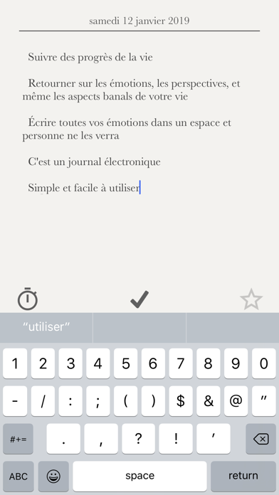 Screenshot #3 pour Journal Simple - Mon Journal