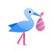 Stork guides you through pregnancy day-by-day and week-by-week