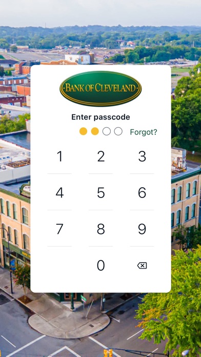 Bank of Cleveland Screenshot