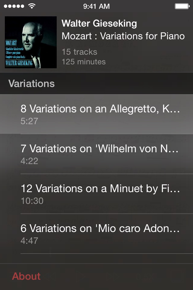 Mozart Variations for piano screenshot 3