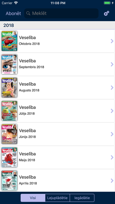 Screenshot #1 pour Veselība