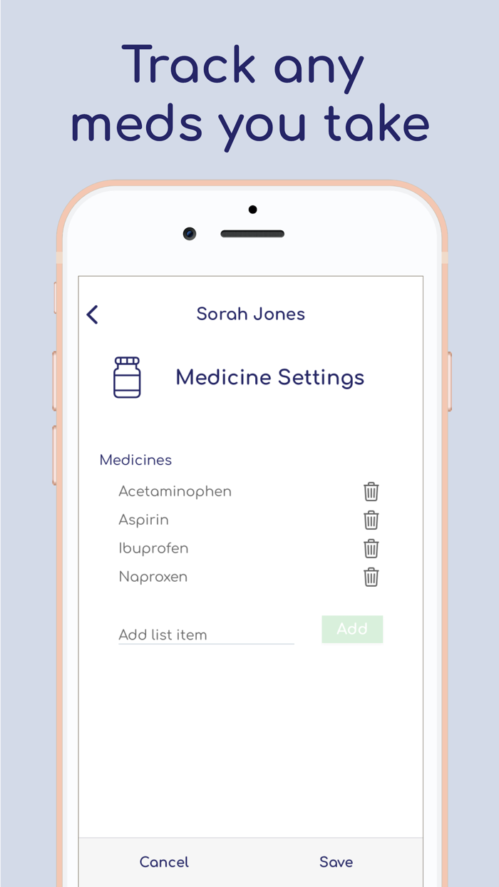 Talli Health and Symptom Tracker