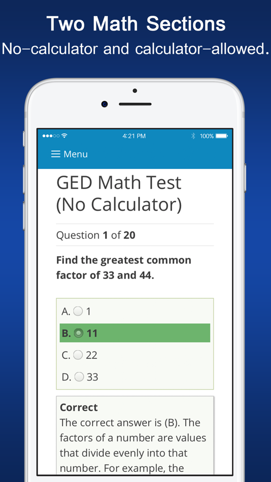 #3. GED® Test Prep (iOS) 由: Instant Test Prep LLC
