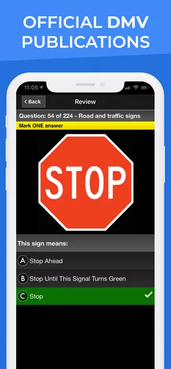 DMV Motorcycle Permit Test: Screenshot 4 von 8