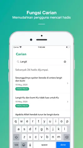 Game screenshot Semak Hadis apk