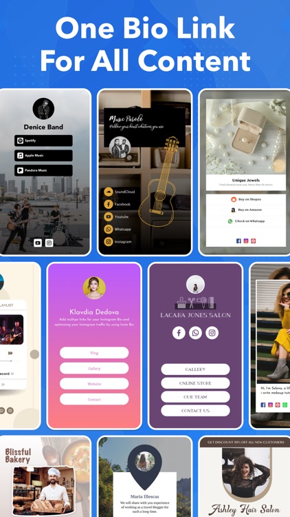 Link In Bio : Links Creator