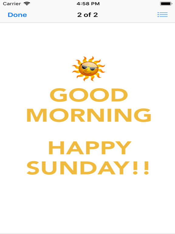 sunday stickers iPad screenshot 10 - Stickers app