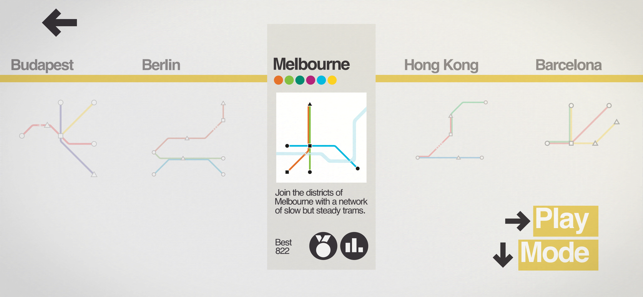 ‎Mini Metro-schermafbeelding