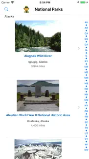 national park finder iphone screenshot 1