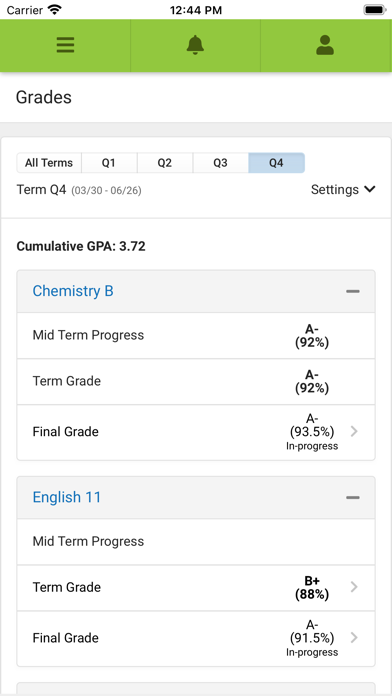 Campus Student Screenshot