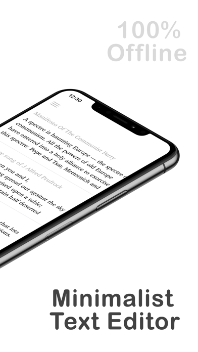 Pieces Minimalist Writing Screenshot
