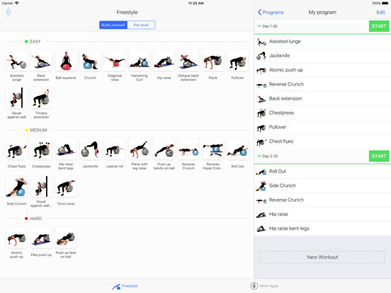 Stark Gym Ball iPad app afbeelding 2