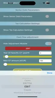 dcf valuation tool iphone screenshot 4