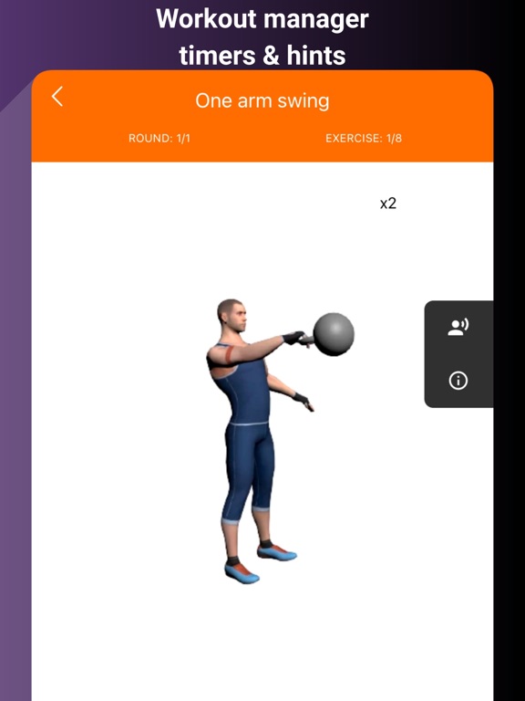 Screenshot #4 pour Kettlebell workout for home