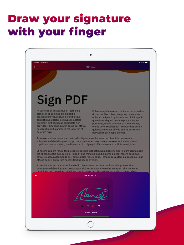 Sign PDF Document