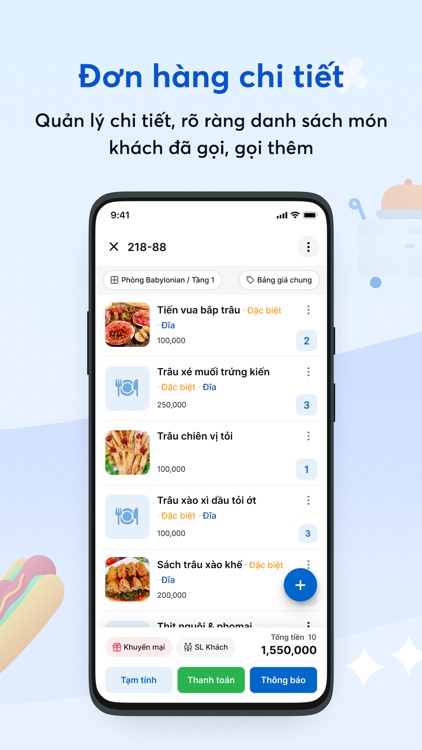 KiotViet Nhân viên Nhà hàng