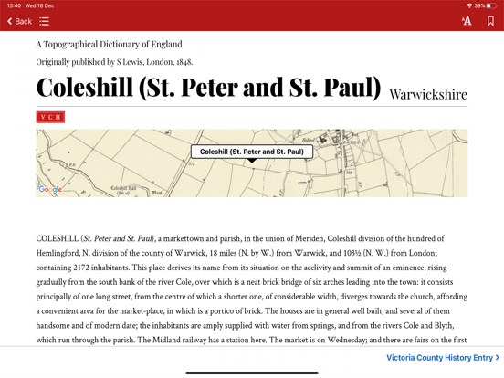 Screenshot #6 pour History of English Places