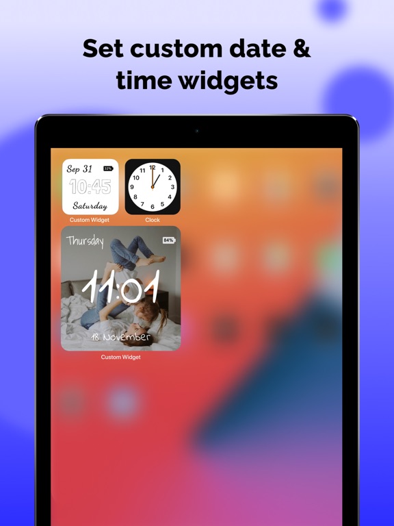 Screenshot #4 pour Lock Screen Widgets for iOS 17