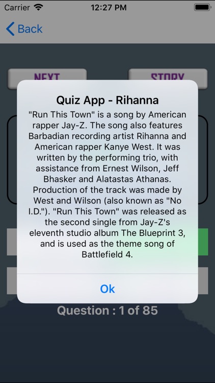 Quiz App - "Rihanna Edition" screenshot-3