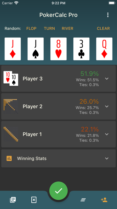 PokerCalc Pro Screenshot