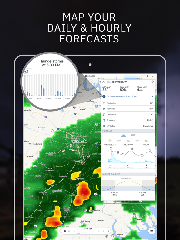 Screenshot #1 for Storm Radar: Weather Tracker