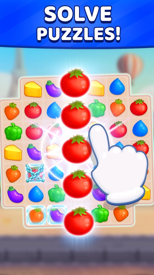 #1. Matching Madness: Match 3 Game (iOS) By: Tiny Tactics
