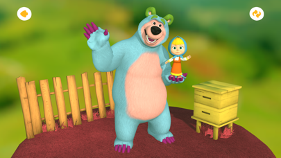 Masha and the Bear Coloring 3D Screenshot