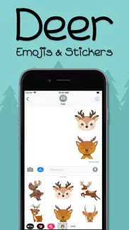 deer emoji stickers iphone screenshot 4