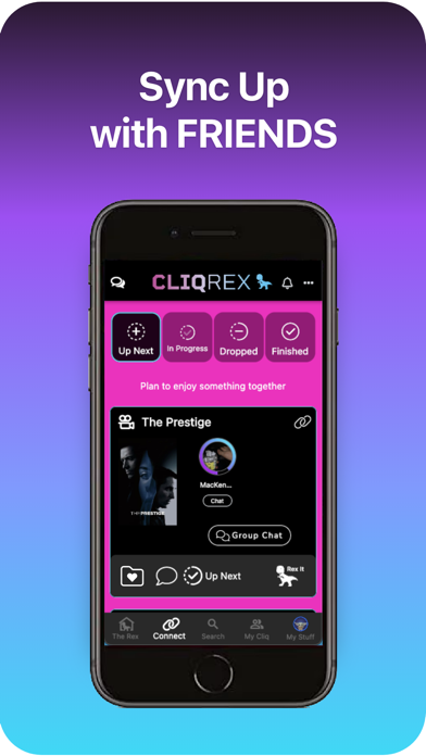 CliqRex: TV Book Podcast Recs Screenshot