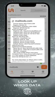 domain search - unavailable iphone screenshot 4