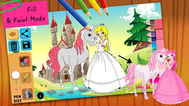 Princess Fairy Tales Coloring