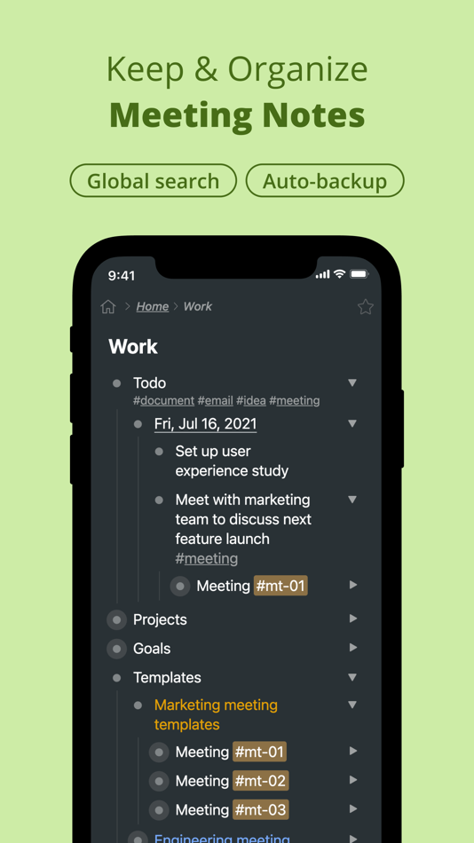 #5. WorkFlowy: Note, List, Outline (iOS) 由: FunRoutine INC
