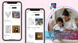 Game screenshot Scribble Diffusion to AI image apk