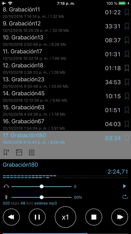 Alon Dictaphone - Grabadora screenshot 7 of 10