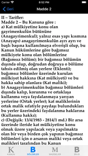 KAT MULKiYETi KANUNU iPhone Ekran Görüntüsü 5
