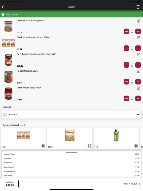 Gourmet Garage iPad screenshot 5 - Shopping app