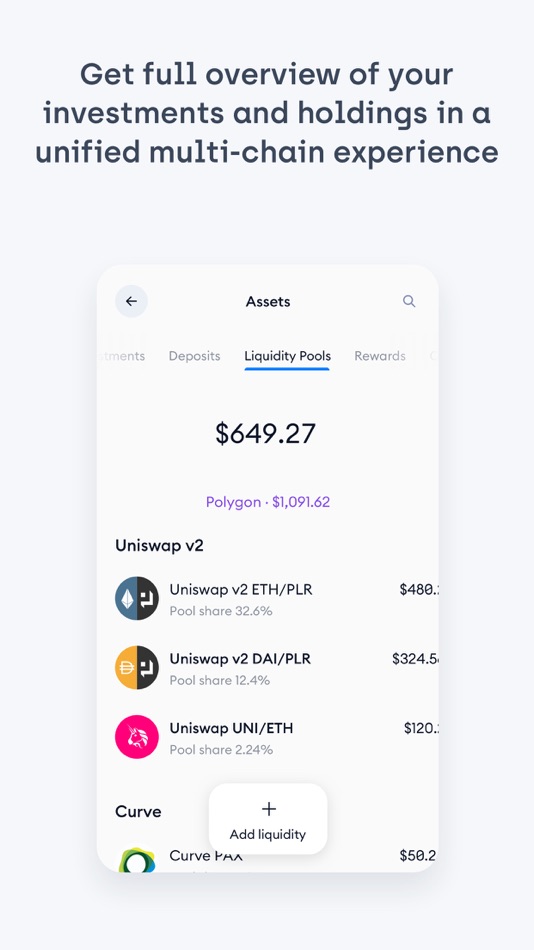 #2. Pillar Wallet. CrossChain DeFi (iOS) 由: Pillar Project