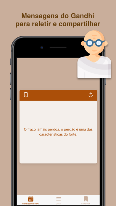 Mensagem do Dia - Gandhi Screenshot