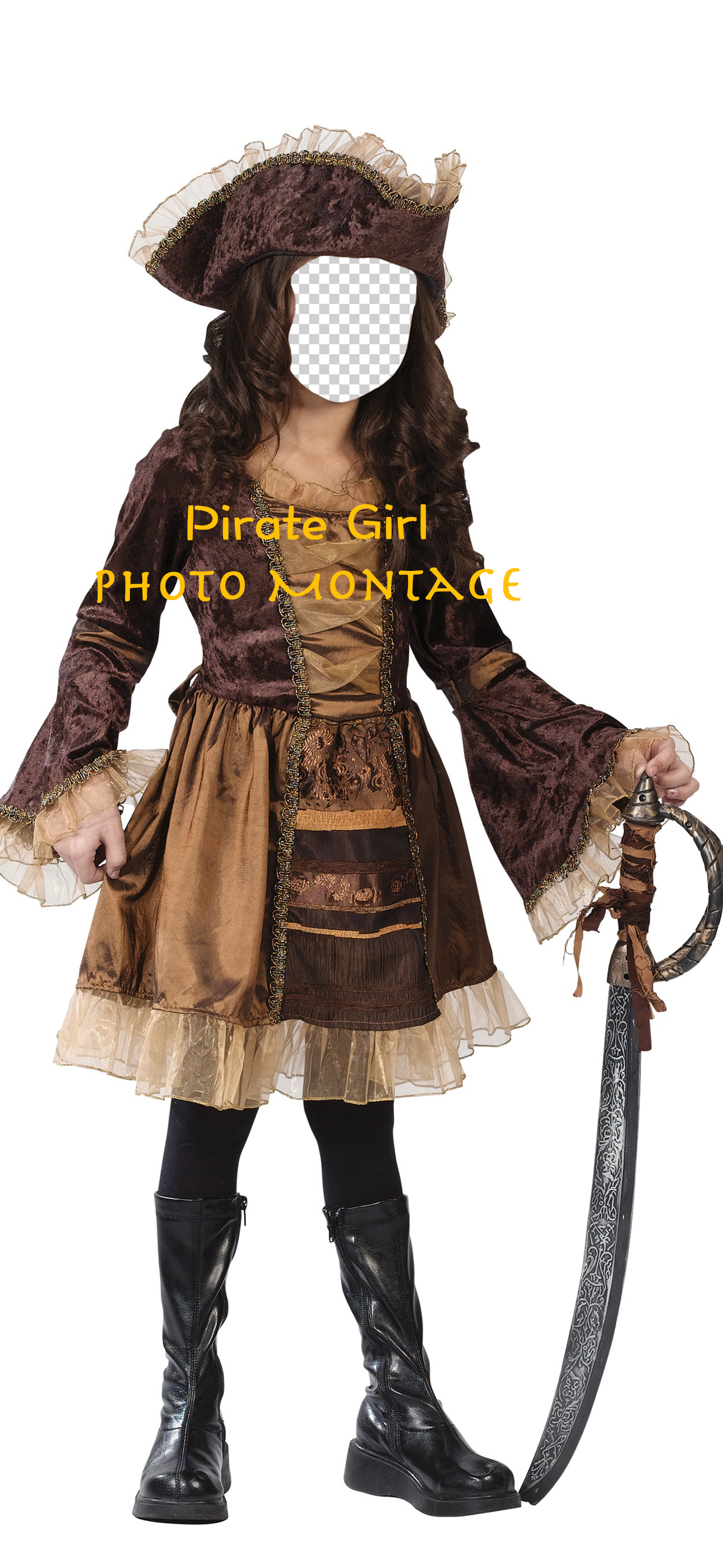 Pirate Girl Photo Montage
