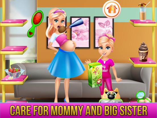New Baby Sister: Mommy Games iPad app afbeelding 7
