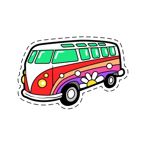 Hippie Life - GIFs & Stickers icon